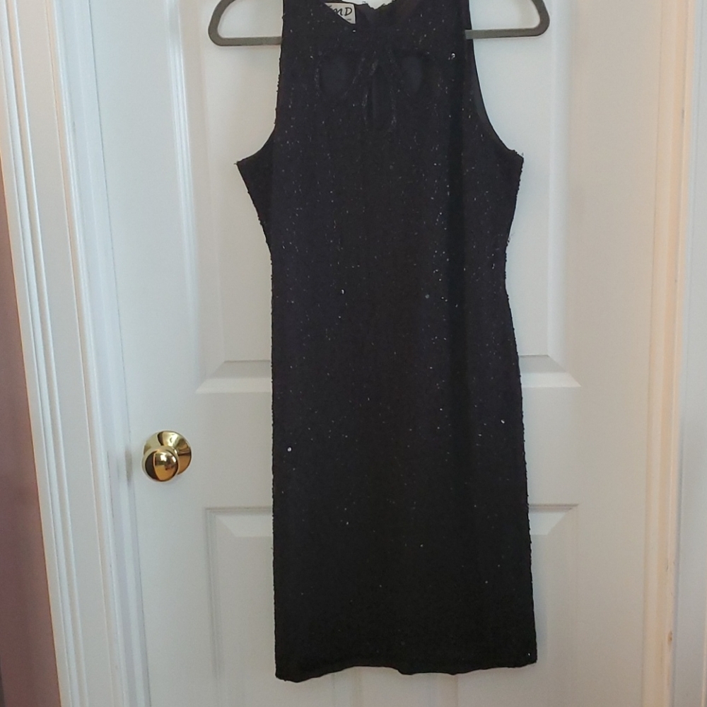 Beaded JMD little black dress